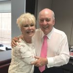 Di Morrissey with Alan Jones